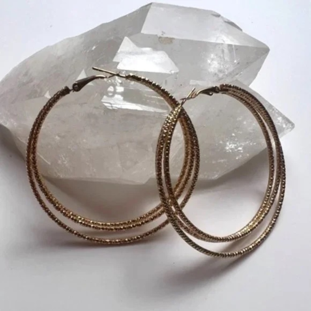 Fashion Golden Hoop Earrings